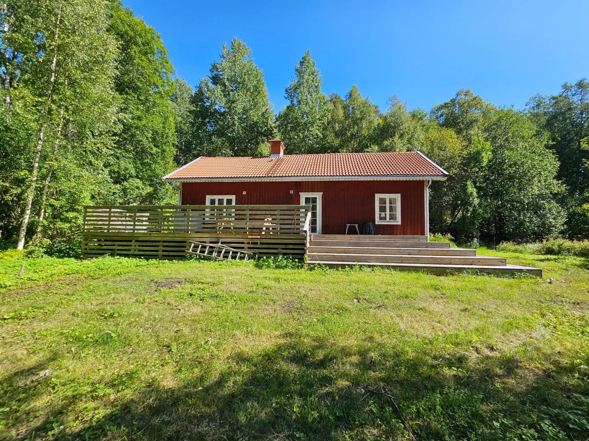 Romme Stugby Hotel Borlange Exterior photo